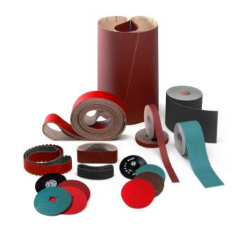 Abrasives for metal and wood finishing